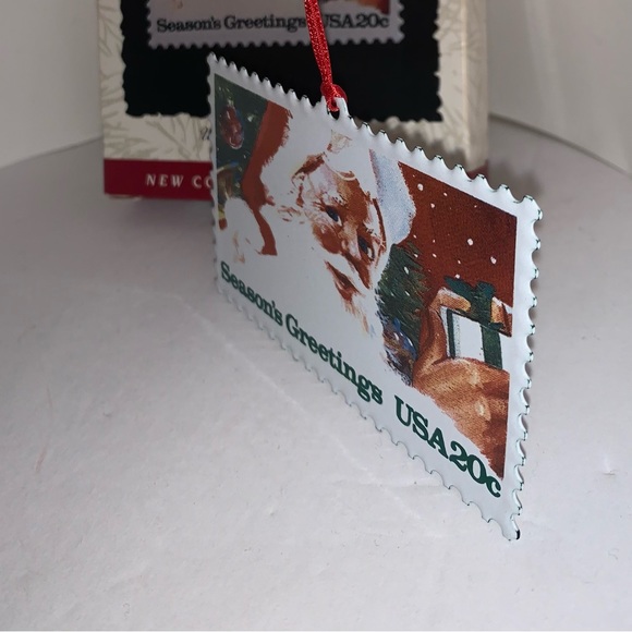Vintage 1993 Hallmark Keepsake US Christmas Stamps Ornament 1st In Series New. - Picture 11 of 12